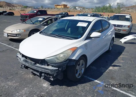 2013 Hyundai Elantra Gls из США, поврежденный, VIN 5NPDH4AE9DH343720